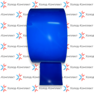 Лента для ПВХ-завес синяя не прозрачная 200х2 мм, Hebei